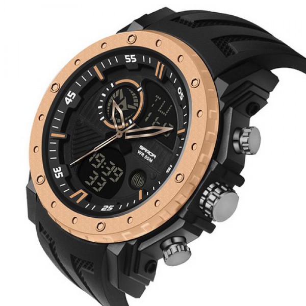 

Часы Sanda 6012 Black-Cuprum