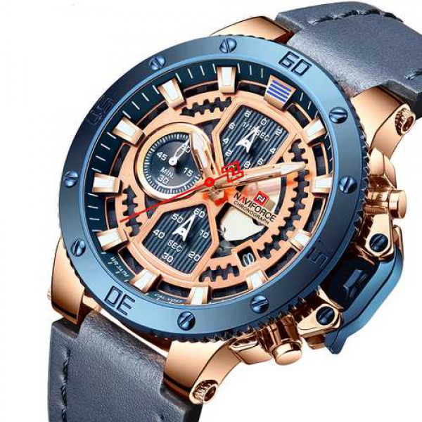 

Часы Naviforce NF9159 Blue-Cuprum