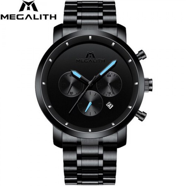 

Часы Megalith 8021M Black-Light Blue