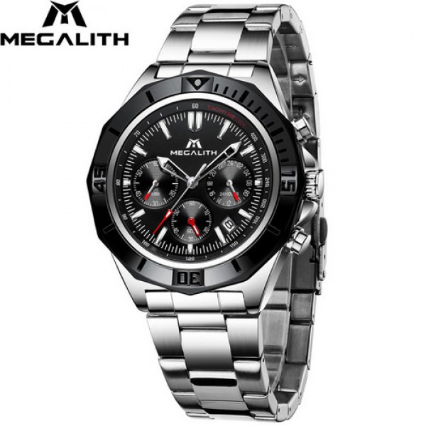 

Часы Megalith 8206M Silver-Black