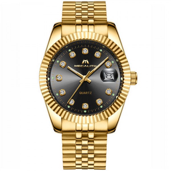 

Часы Megalith 0038M Gold-Black Diamonds