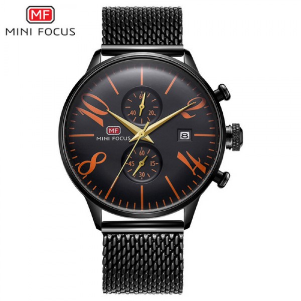 

Часы Mini Focus MF0135G.08 Black-Orange