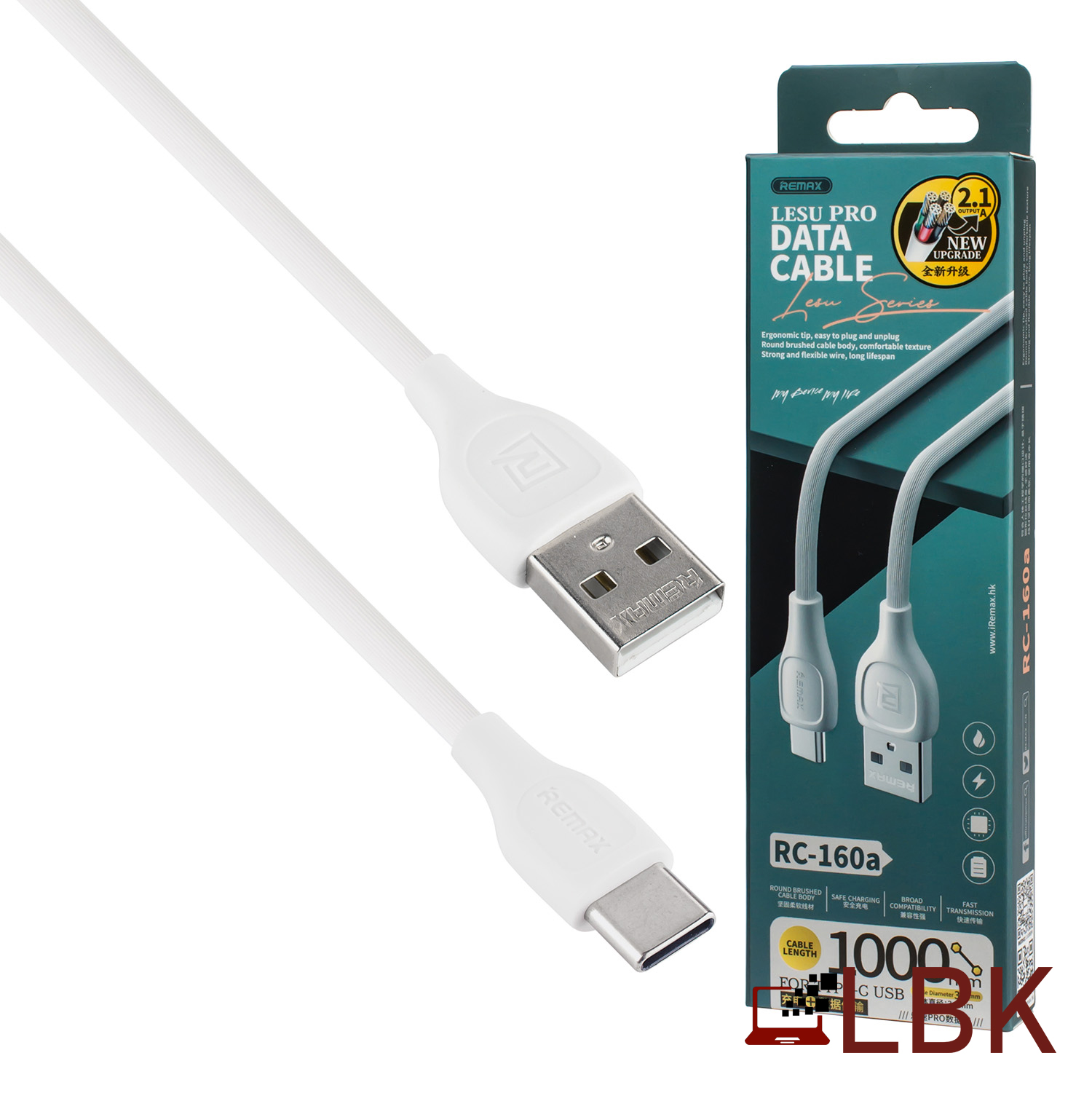 Кабель REMAX Lesu PRO RC-160a для Type-C , белый (2221784) – низкие ...