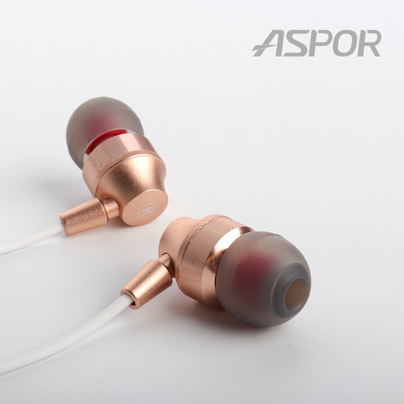 

Наушники с микрофоном Aspor A203 Gold
