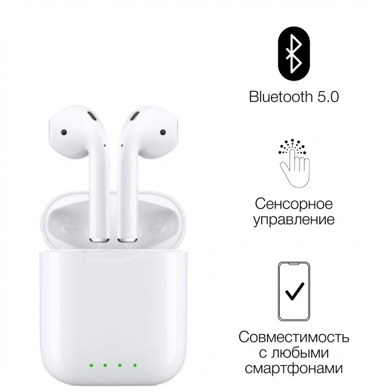 

Беспроводные наушники TWS AirPro V8 JKR | Touch sensor, Siri, PopUp