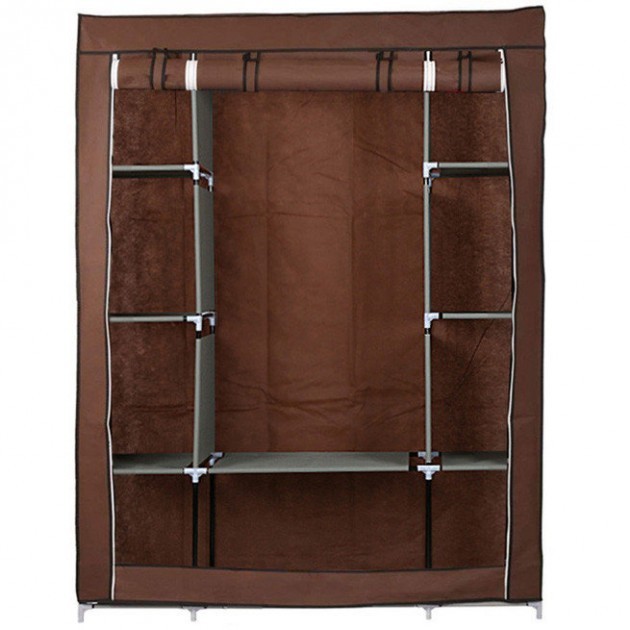 

Складной тканевый шкаф Storage Wardrobe 88130 № G09-32 коричневый