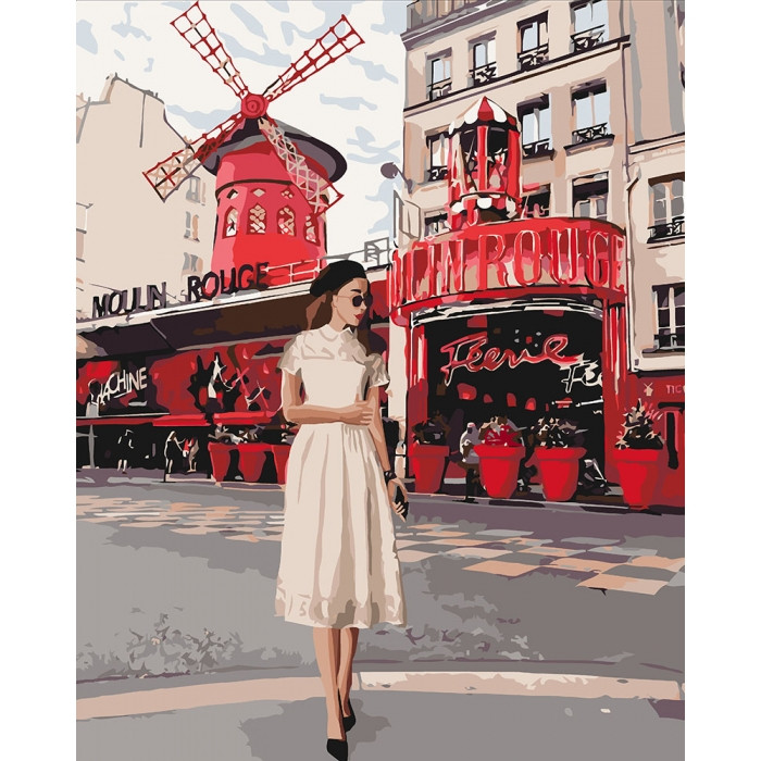 

Картина по номерам на холсте Moulin Rouge (КНО4657) 40х50 Идейка