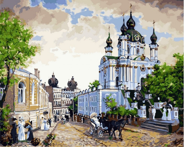 

Картина по номерам Babylon Андреевский спуск 50*65 см (в коробке) арт.VPS370