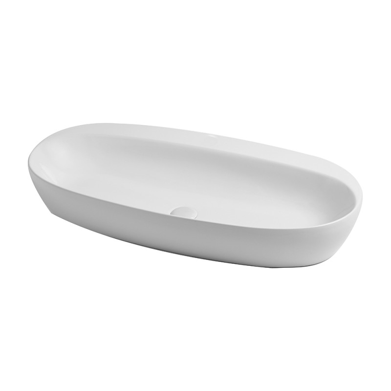 

Раковина-чаша Azzurra Clas+ ECI90MB1 Shiny white