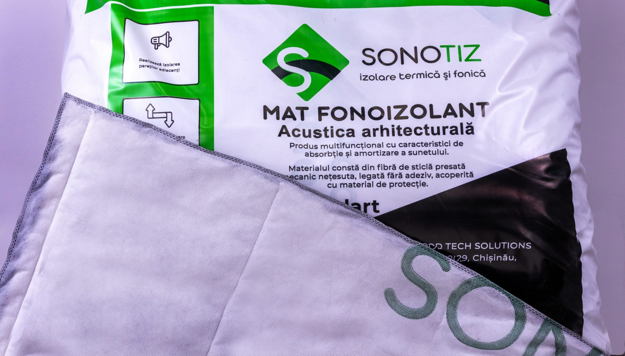 Звукоизолирующий материал SONOTIZ ТермоЗвукоИзол Стандарт Звукоизоляция ...