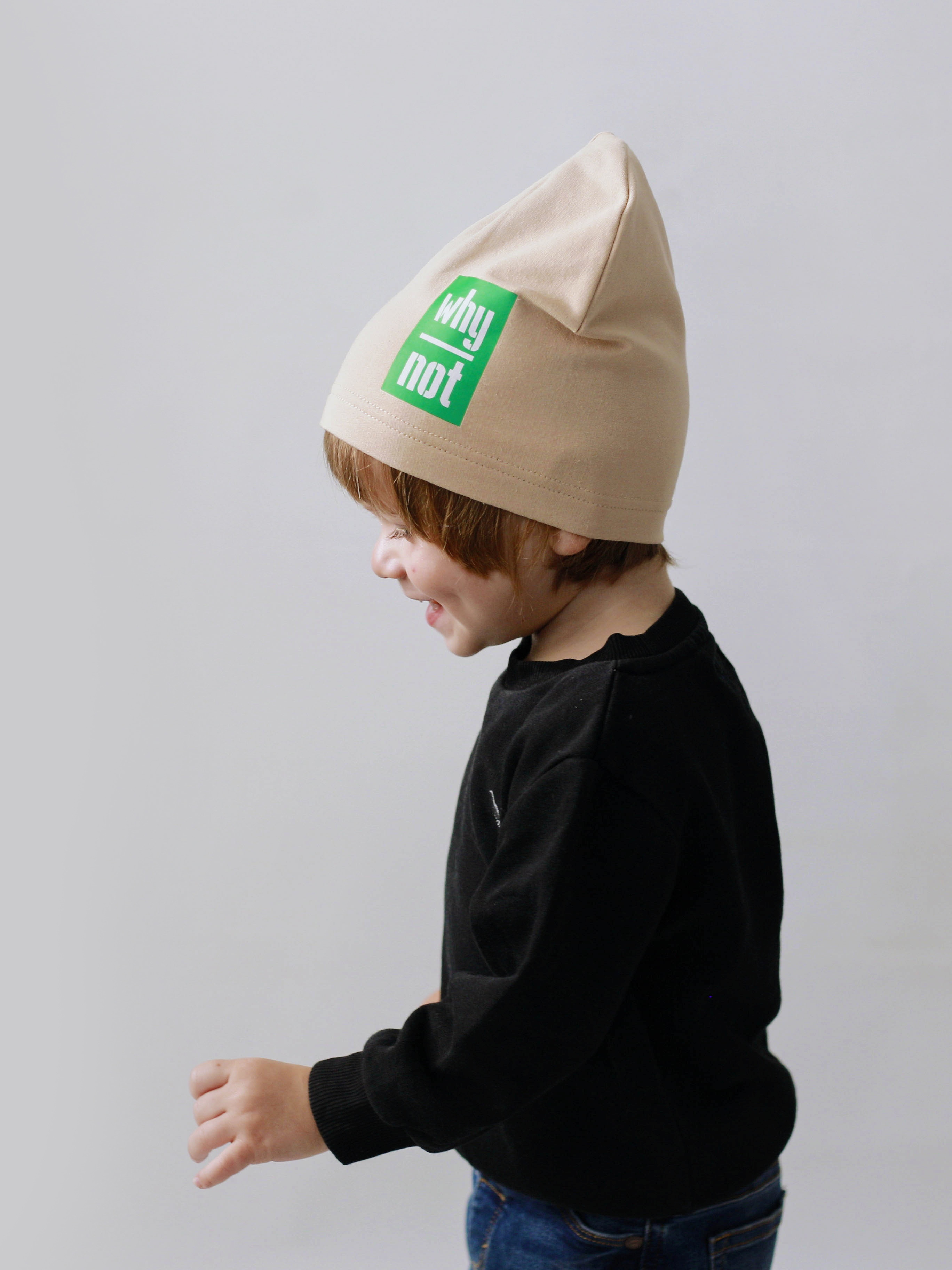 Акція на Дитяча демісезонна шапка-біні для дівчинки Dembohouse Астрід 22.02.027 48 Бежева від Rozetka
