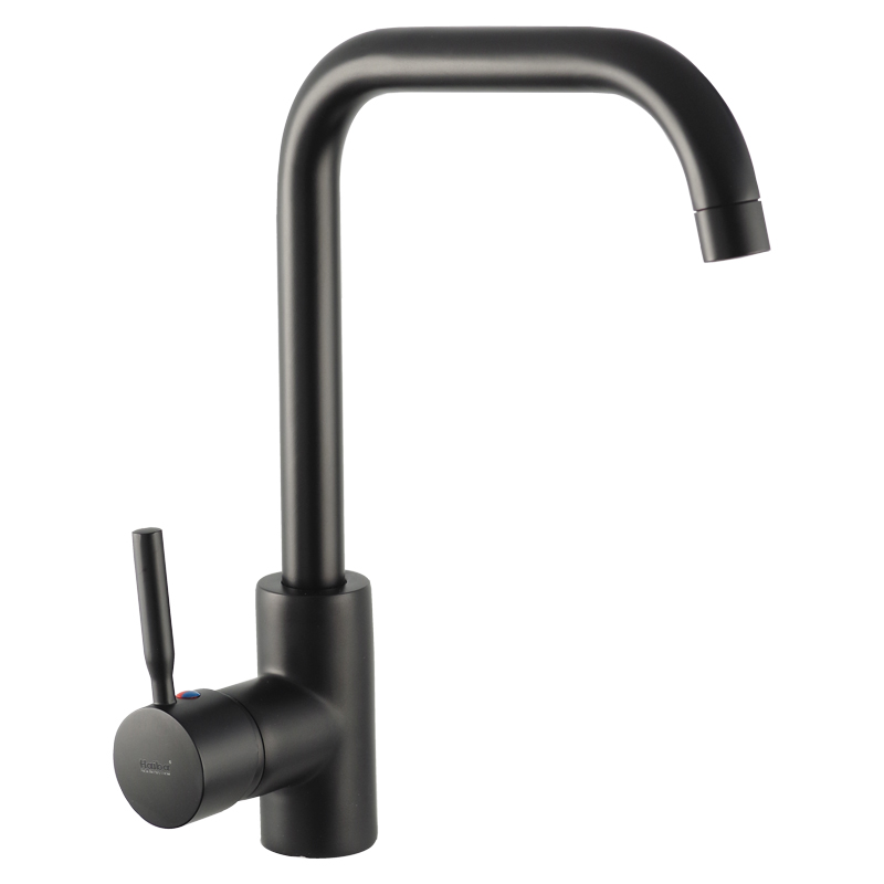 

Смеситель для кухни Haiba HANS 011 черный (ST3147)