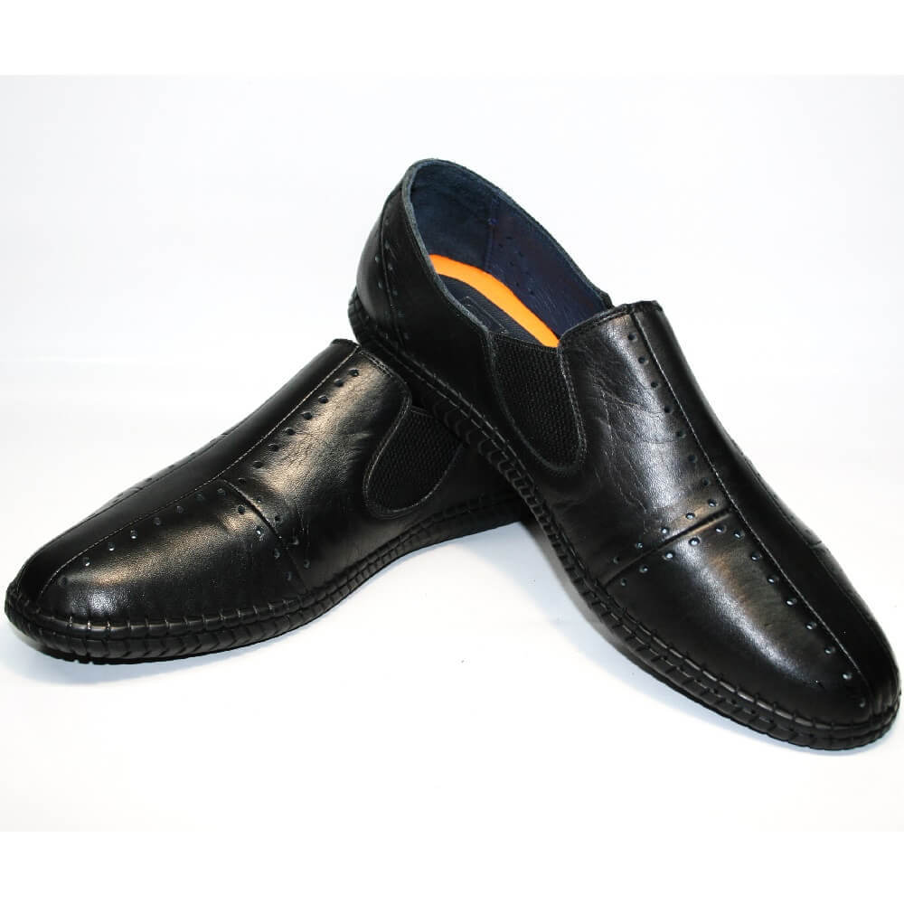 

Мужские слипоны Luciano Bellini 107-607-Black 44 черный 107607