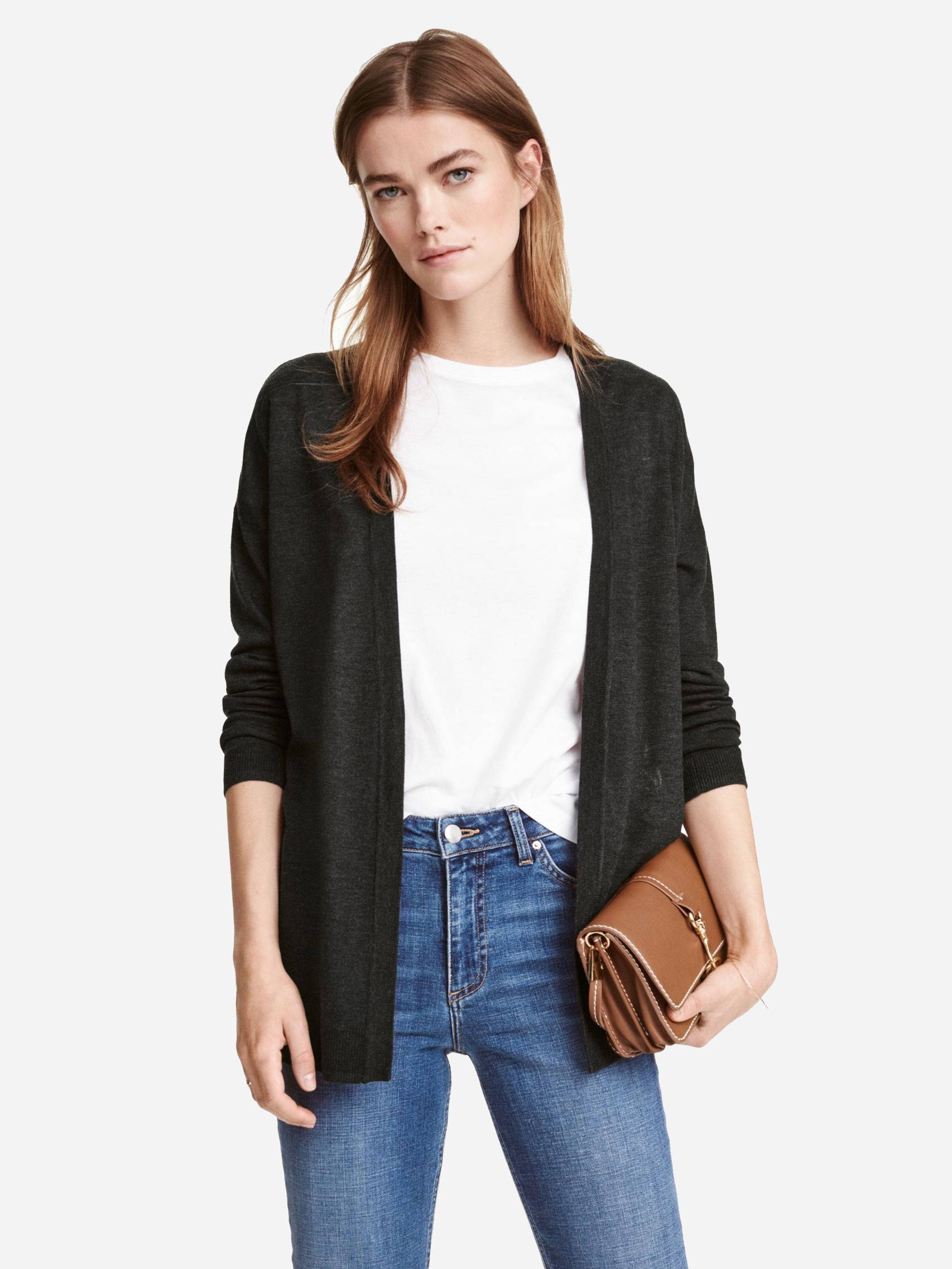

Кардиган H&M 1293934 M Темно-серый