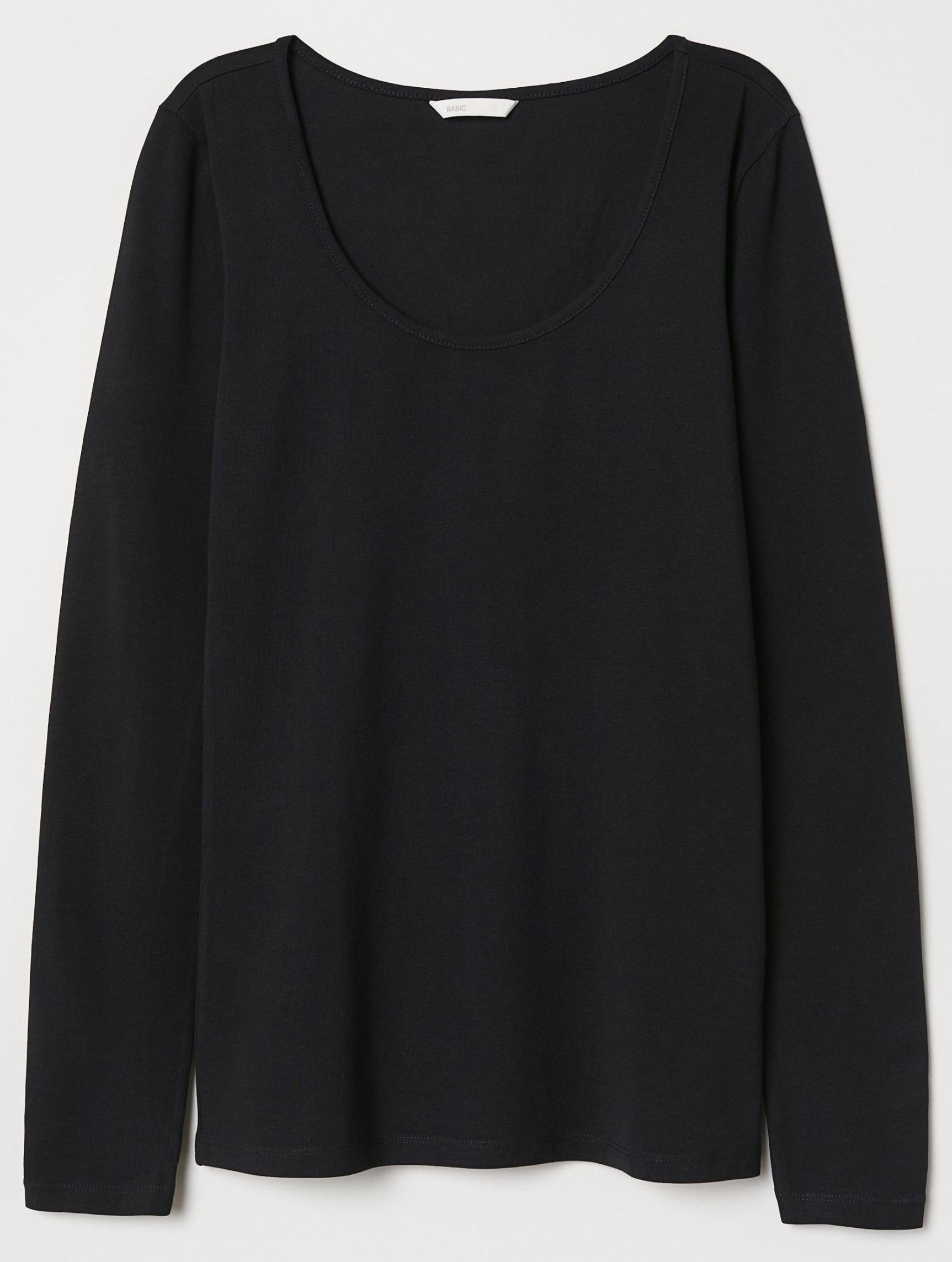

Лонгслив H&M 6110248 S Черный