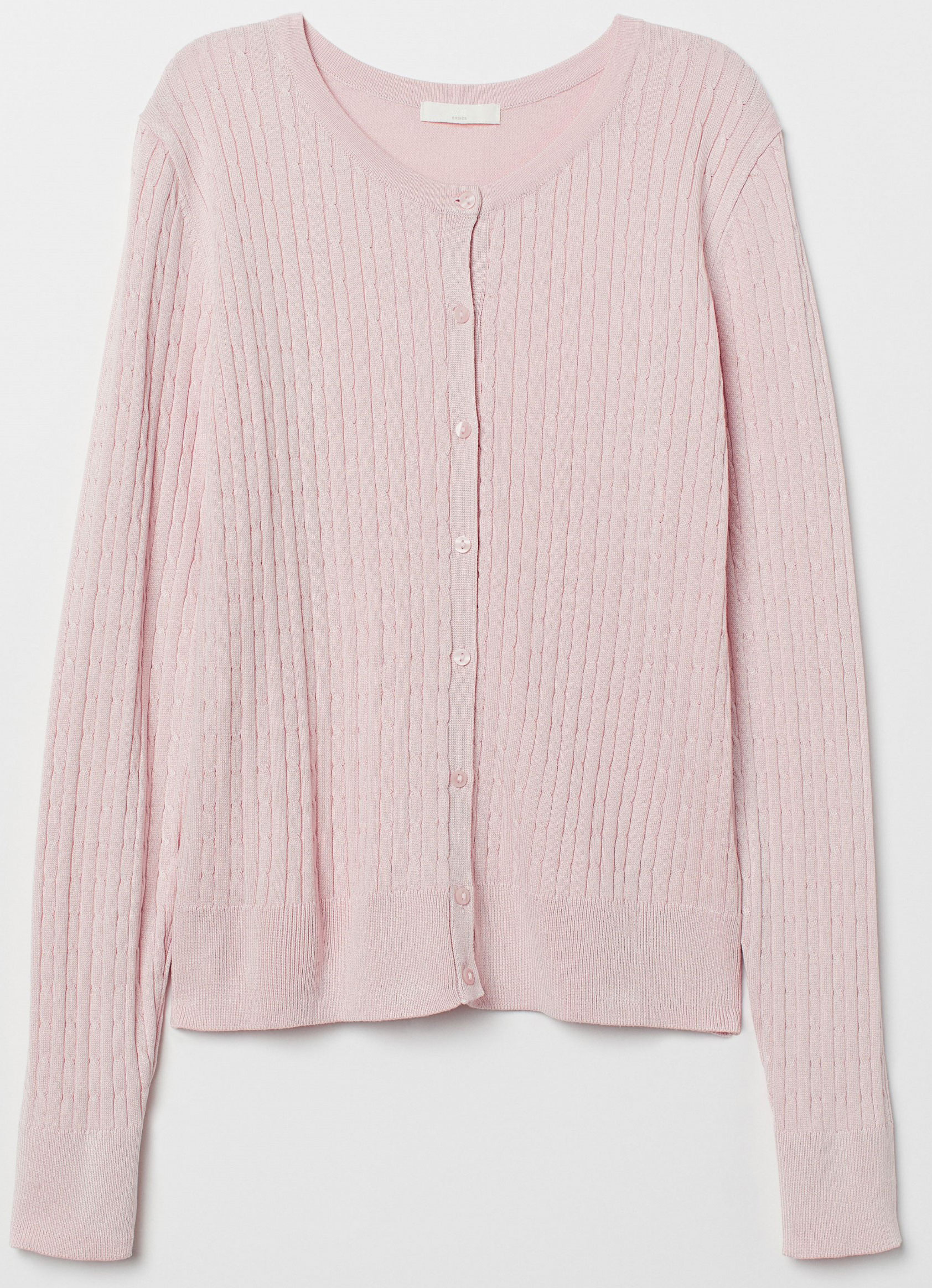 

Кардиган H&M 7413139 S Светло-розовый