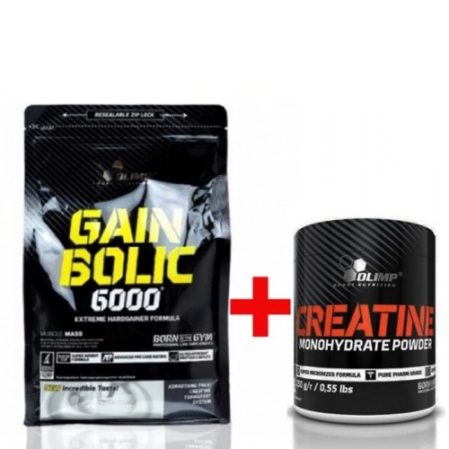 

Комплект Гейнер Olimp Sport Nutrition Gain Bolic 6000 1 кг Ваниль + Креатин Creatine Monohydrate Powder 250 г (431791)