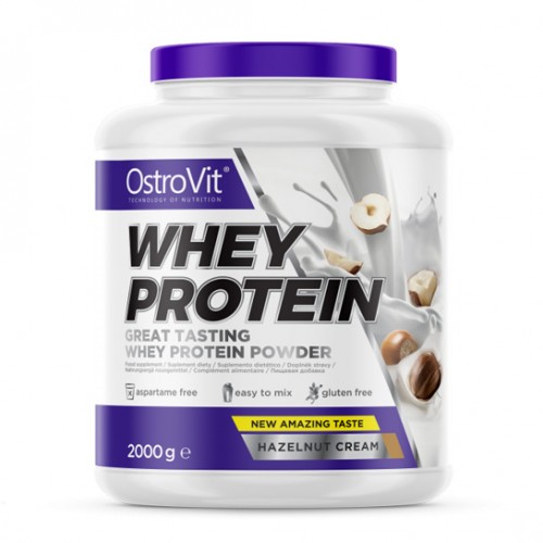 

Протеин OstroVit Whey Protein, 2 кг Ореховый крем (720722)
