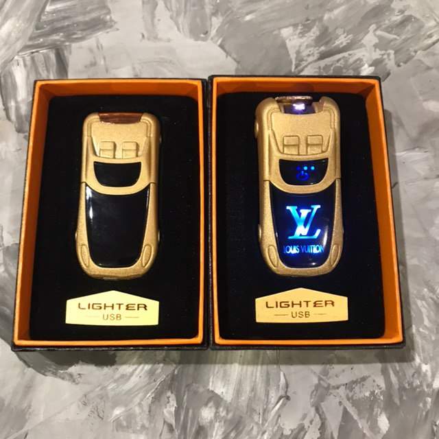 

Зажигалка Usb 2-Ой Импульс 41563 Золото + Уровень Заряда