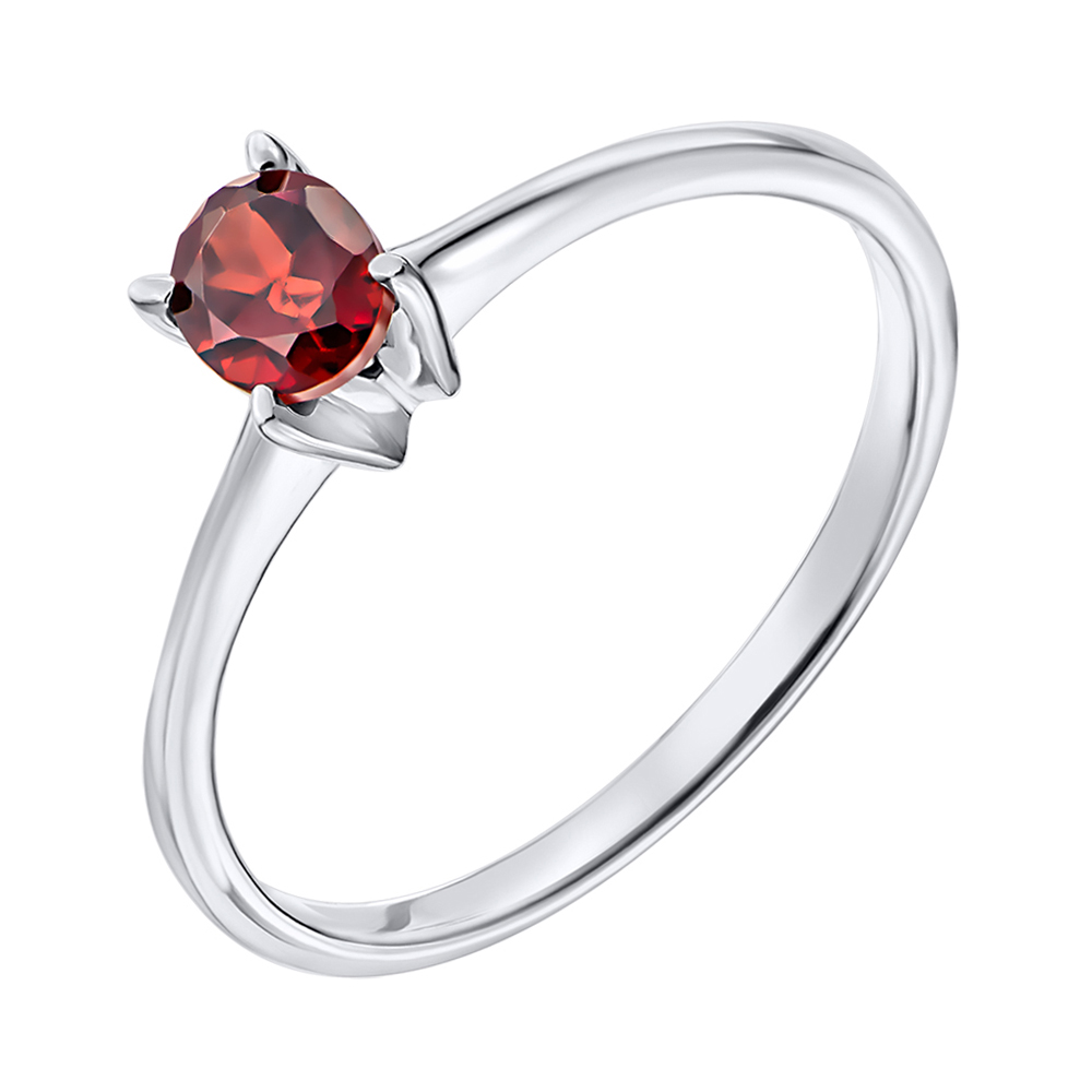 

Серебряное кольцо с гранатом 000140733 000140733 16 размера