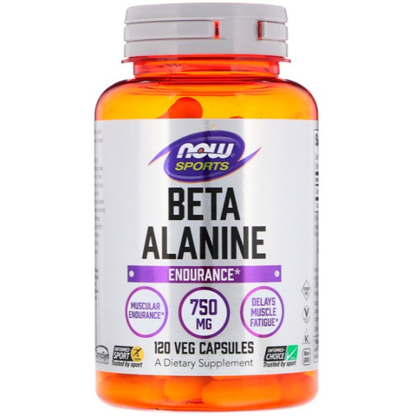 Аминокислоты NOW Beta Alanine 750 мг 120 вег капсул – фото, отзывы ...