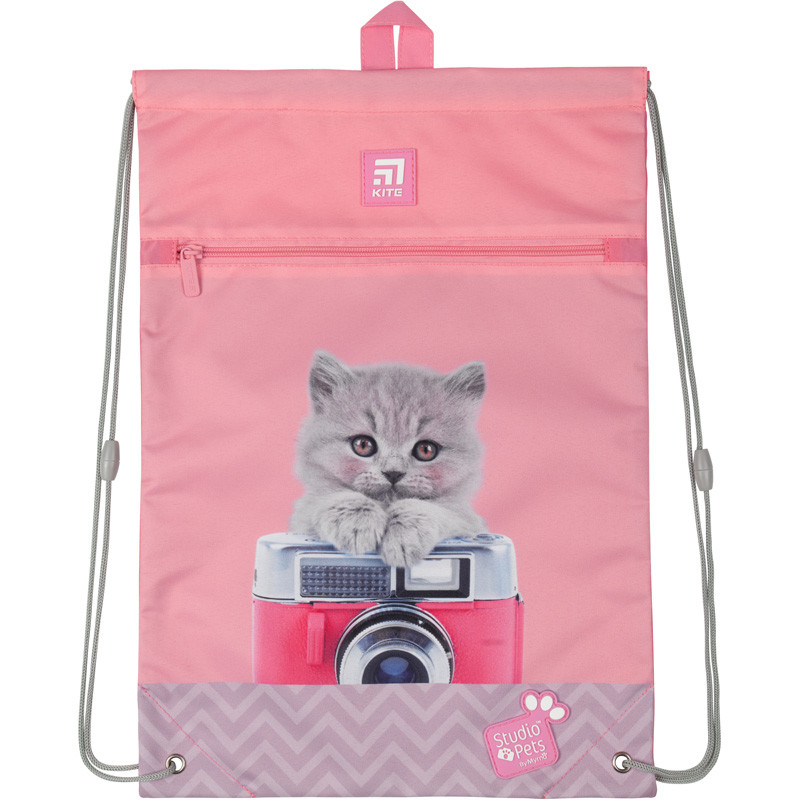 

Сумка для обуви с карманом Kite SP20-601M-2 Studio Pets Розовая
