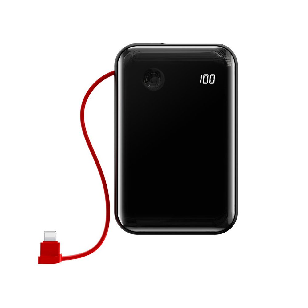 

УМБ Baseus Mini S Digital Display 3A УМБ 10000mAh (With iP Cable) Black