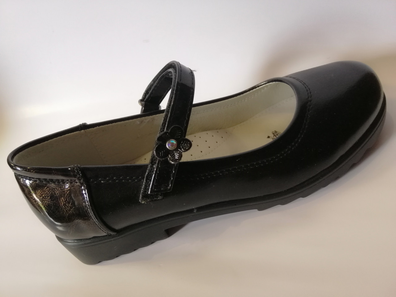 

Туфли для девочки Tom.m 3793B чёрные р. 37-23,5 см