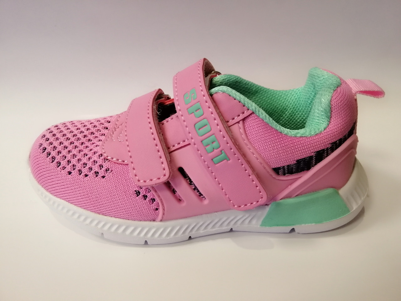 

Кроссовки для девочки Солнце 858-2 pink розовые р. 28-17,5 см
