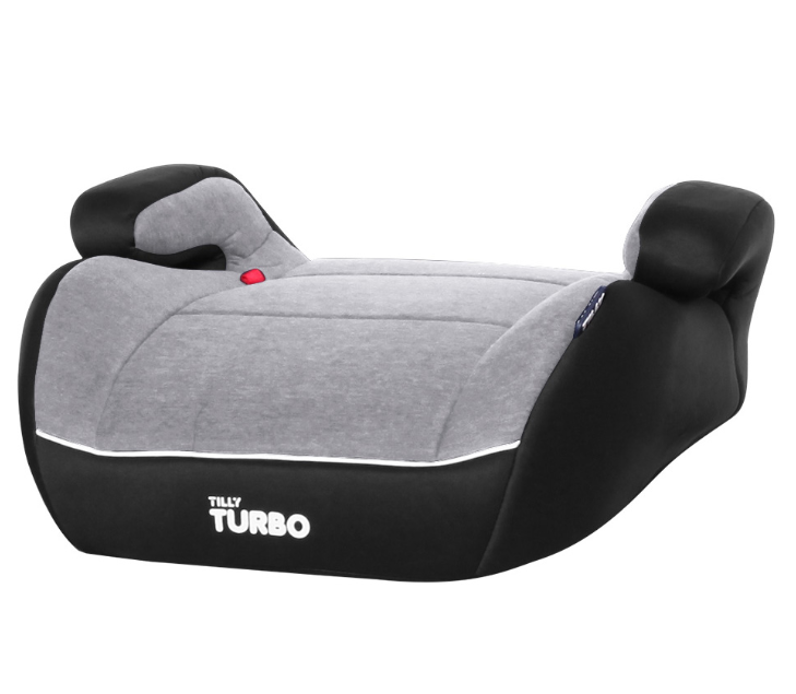 

Автокресло-бустер TILLY из 3-х точечным креплениям, Turbo II-III группа из пластика и полиэстера цвет-серый ( T-541/2 )