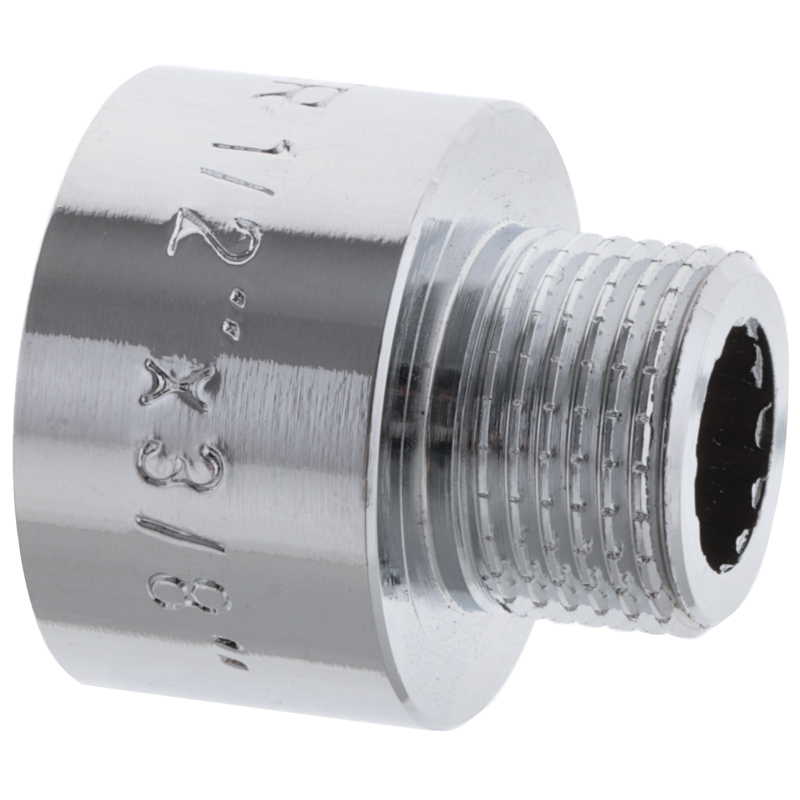 Переходник (коннектор) 3/8"х1/2" (хром) KOER KF.A0406.CHR (KF0137 ...