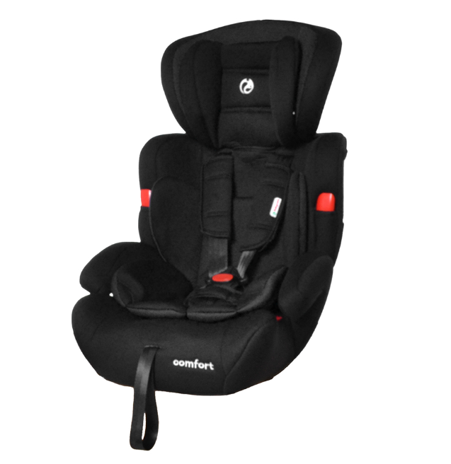 

Детское автокресло BABYCARE из 3-х точечным креплениям, Comfort 1-2-3 группа из пластика и полиэстера, цвета-черный ( BC-11901/1 )