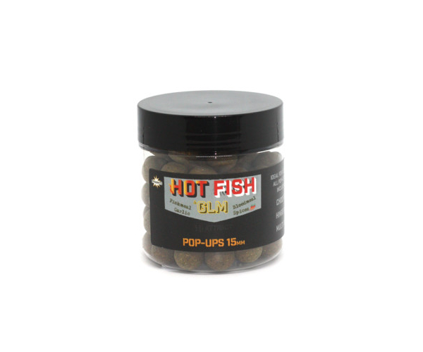 

Бойлы Dynamite Pop-Up Hot Fish &amp, GLM Food Bait 15mm (арт.1919739087)