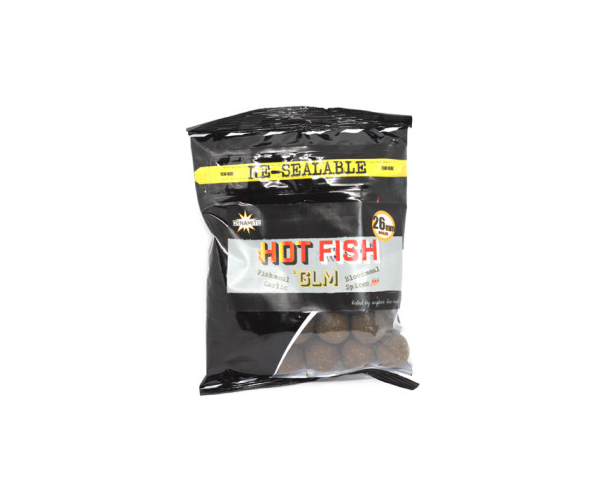 

Бойлы Dynamite Hot Fish &amp, GLM 26mm 350g (арт.1919739084)