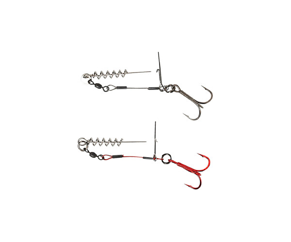 

Оснастка Savage Gear Carbon49 Corkscrew Stinger #1/0 23kg 2pcs (арт.123418540970)