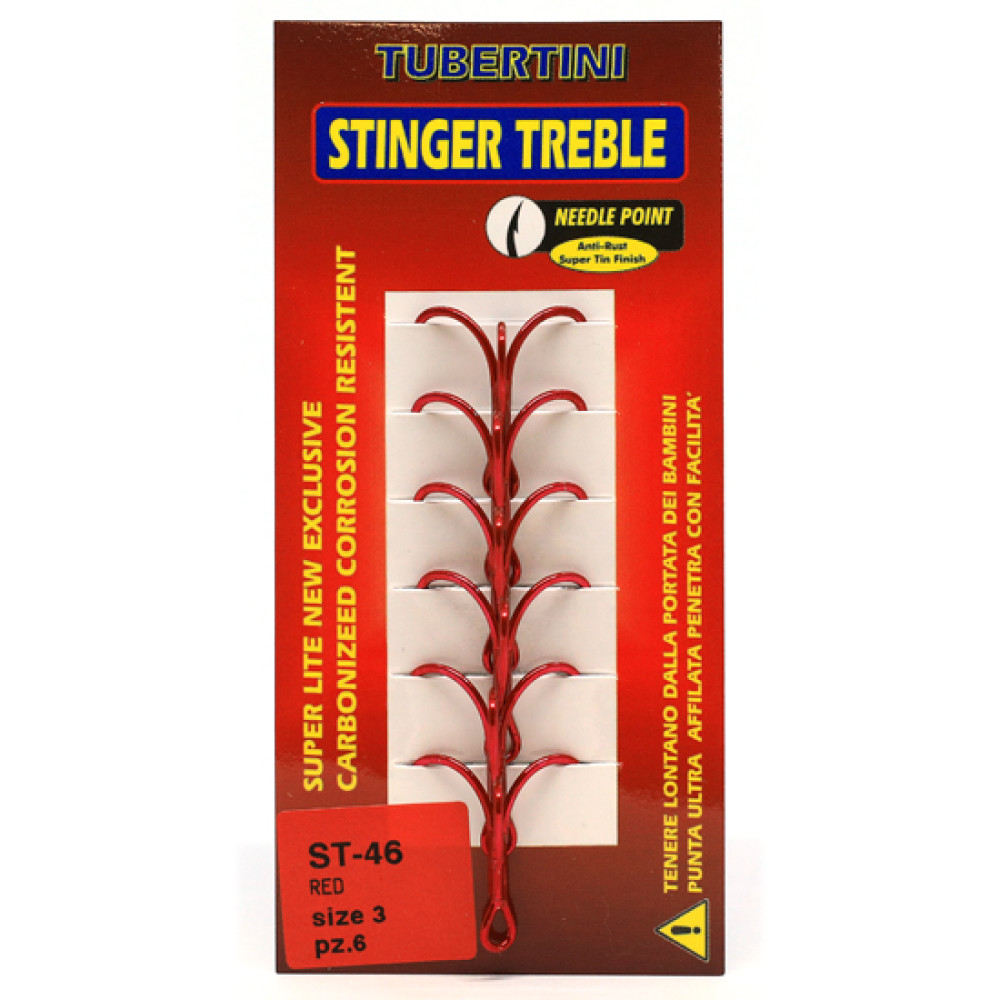 

Крючки Tubertini Ancoretta ST-46 RD (Red) 8 6pcs (арт.19191008164)