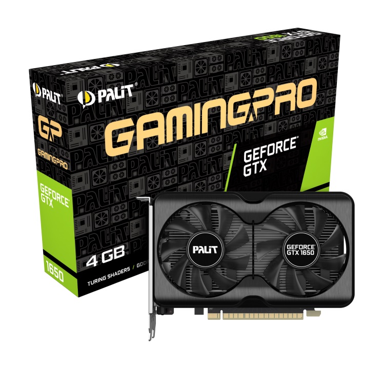 

Видеокарта GF GTX 1650 4GB GDDR5 GamingPro Palit (NE6165001BG1-1175A)