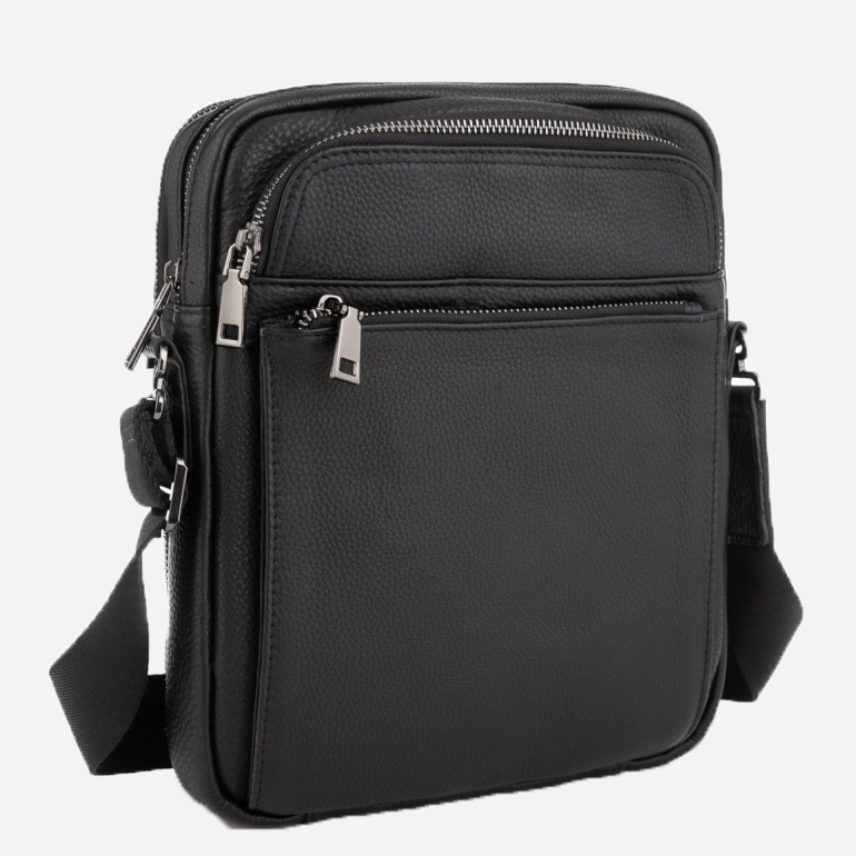 Сумка кросс-боди мужская кожаная RoyalBag RB-008A-1 Черная – в интернет ...