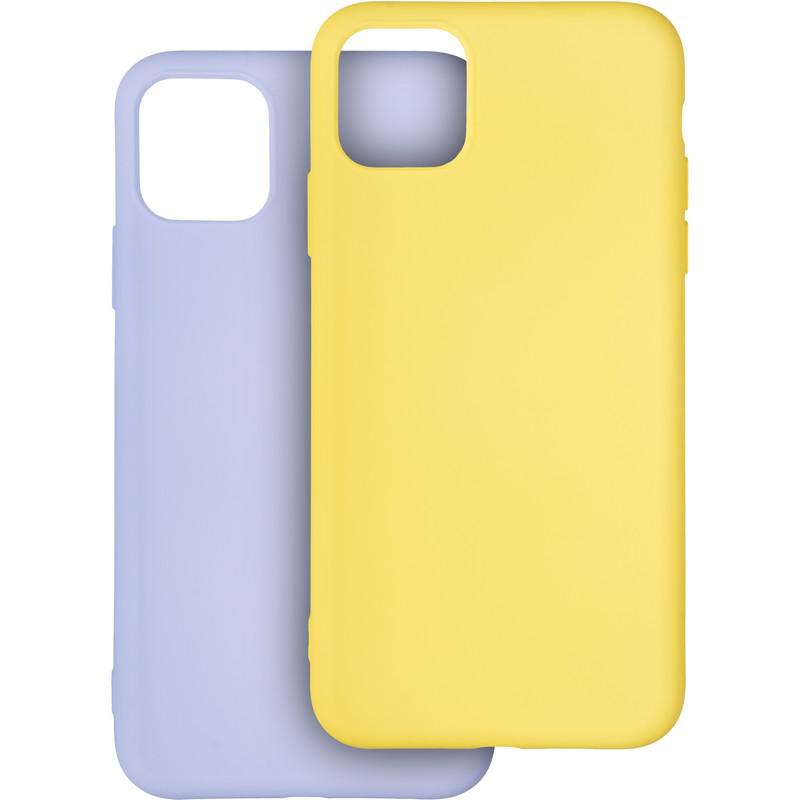 

Набор чехлов Krazi Full Soft для iPhone 11 Pro Max Violet/Yellow