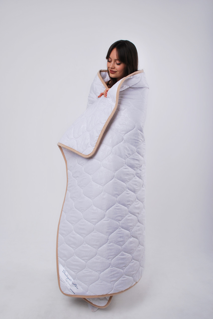 

Одеяло Евро из шерсти мериноса Goodnight.Store легкое антиаллергенное Ultra Lite белое 220х200