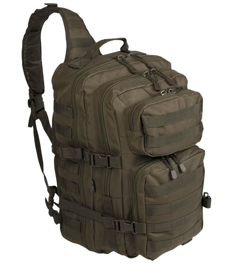 

Рюкзак однолямочный Mil-tec ONE STRAP ASSAULT PACK LG Оливковый