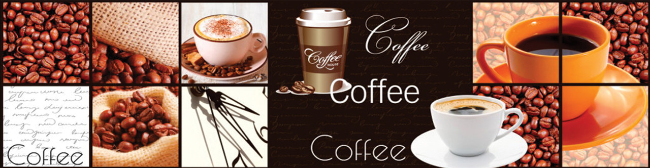 

Интерьерная 3D наклейка "Coffee House" 650 х 2500 мм коричневый