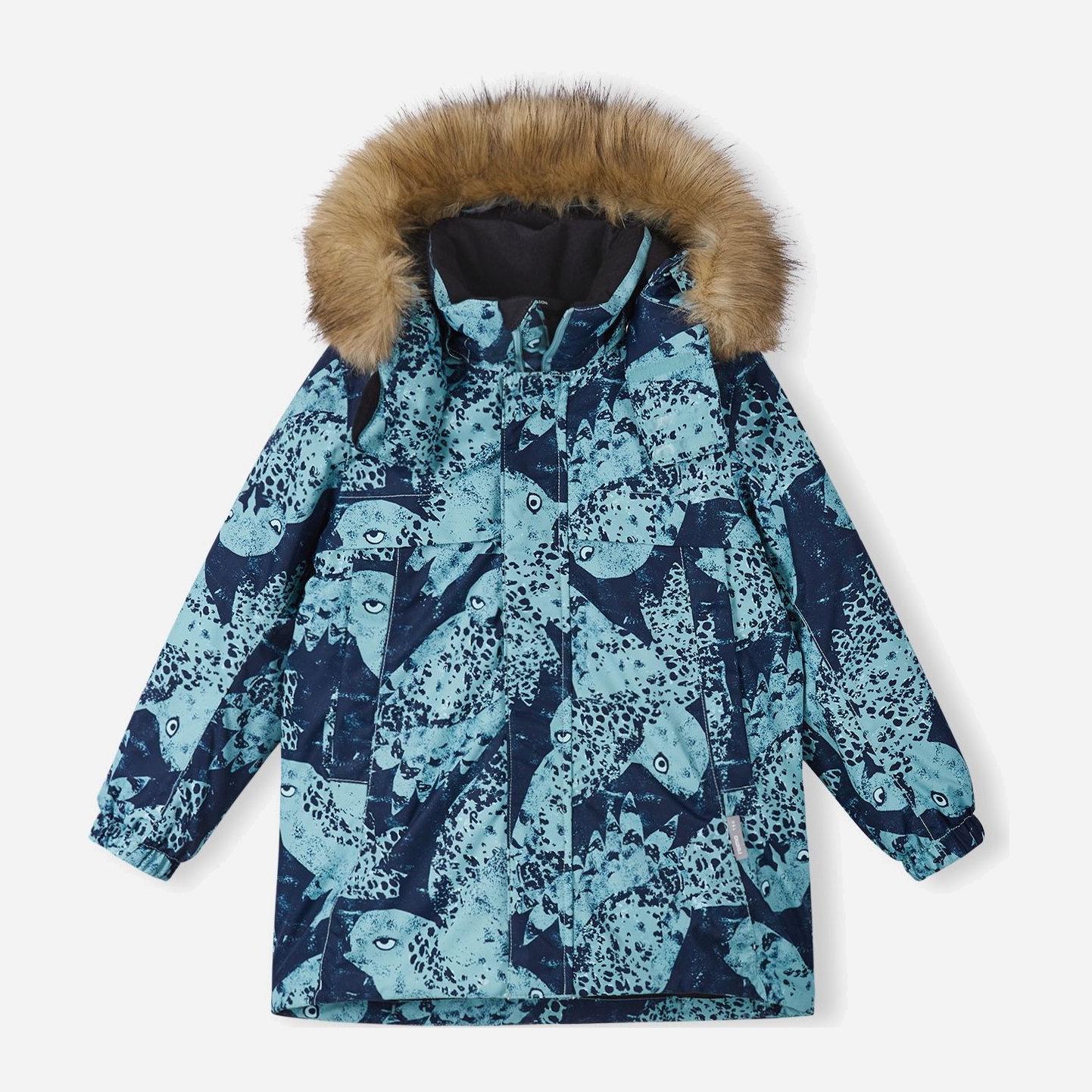 Акція на Дитяча зимова термо куртка для хлопчика Reima Musko 5100017A-7665 92 см від Rozetka