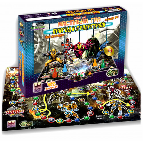 

Настольная Экшн Игра RoyalToy СУПЕРГЕРОИ RTN5691