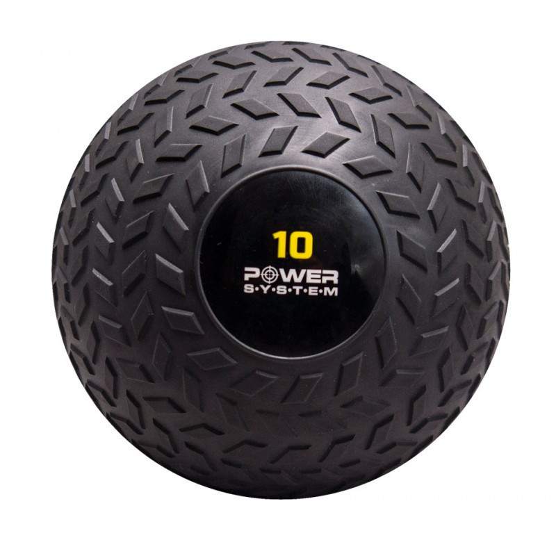 

Мяч для кросфита и фитнеса SlamBall Power System PS-4116 10кг рифленый (3046)