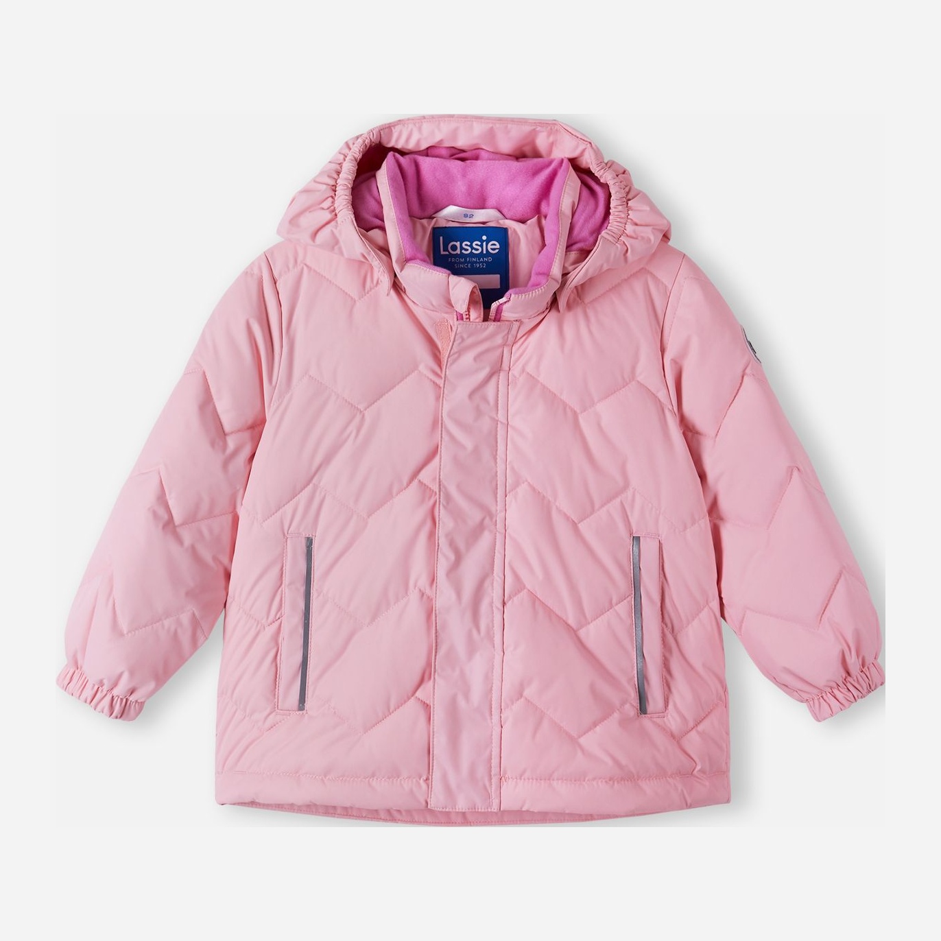 Акція на Дитяча зимова термо куртка для дівчинки Lassie by Reima Imme 7100002A-4040 92 см від Rozetka