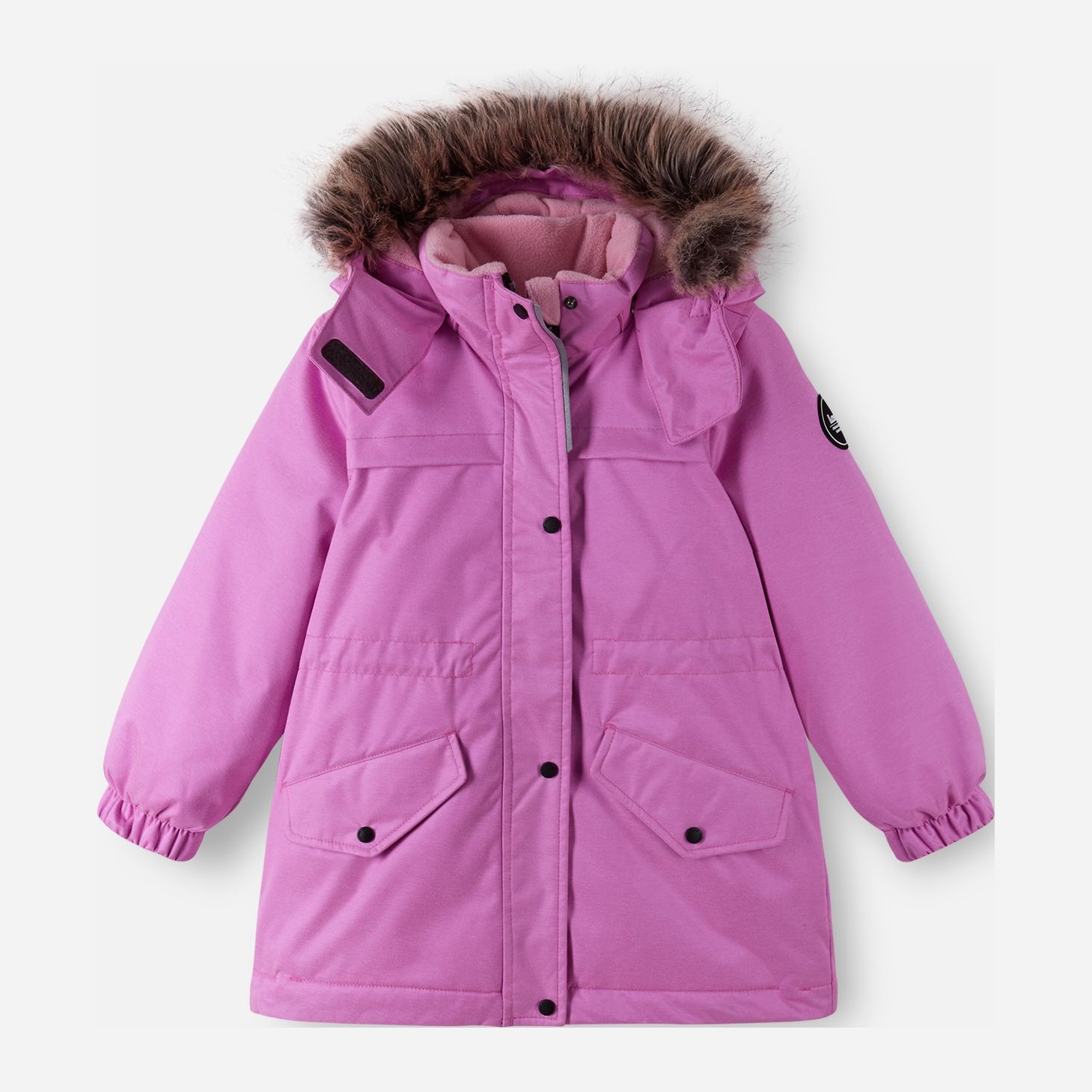 Акция на Дитяча зимова термо куртка для дівчинки Lassie by Reima Selja 7100027A-4160 98 см от Rozetka