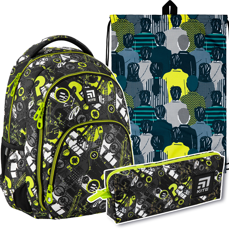 

Рюкзак укомплектованный Kite Education 21.5л (SET_K20-905M-3_1)