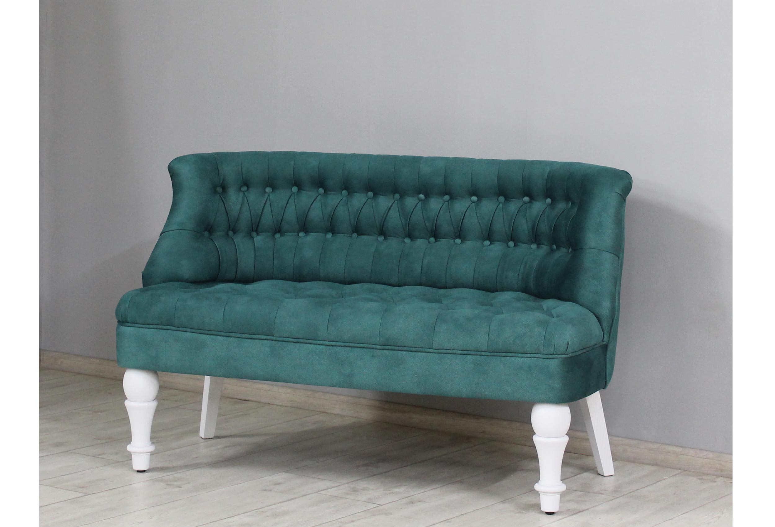 

Диван Sovalle Прованс, велюр с животным принтом чирок, ножки ясень белый 0508-17