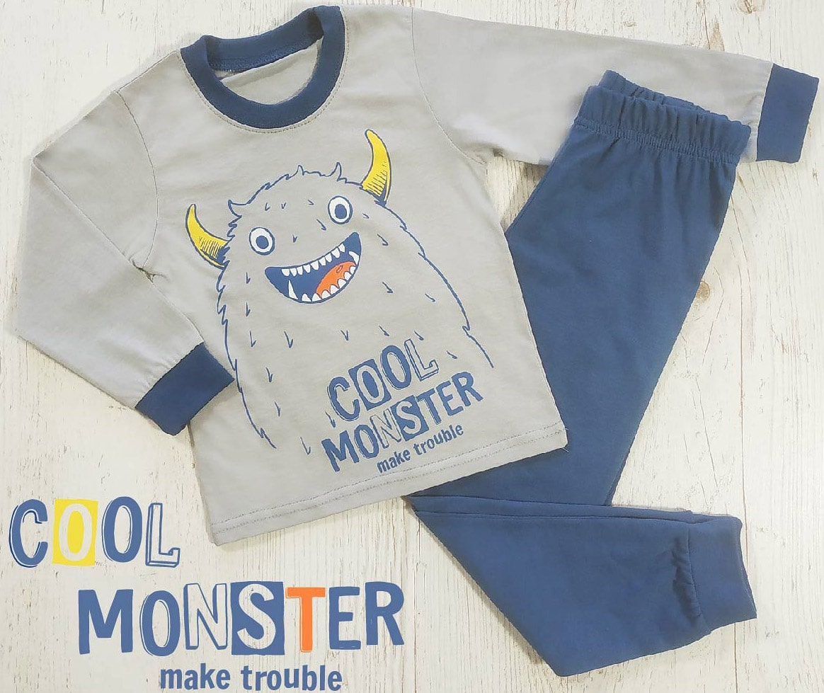

Пижама Кена Cool Monster Серая (207547-09-1) 92 см